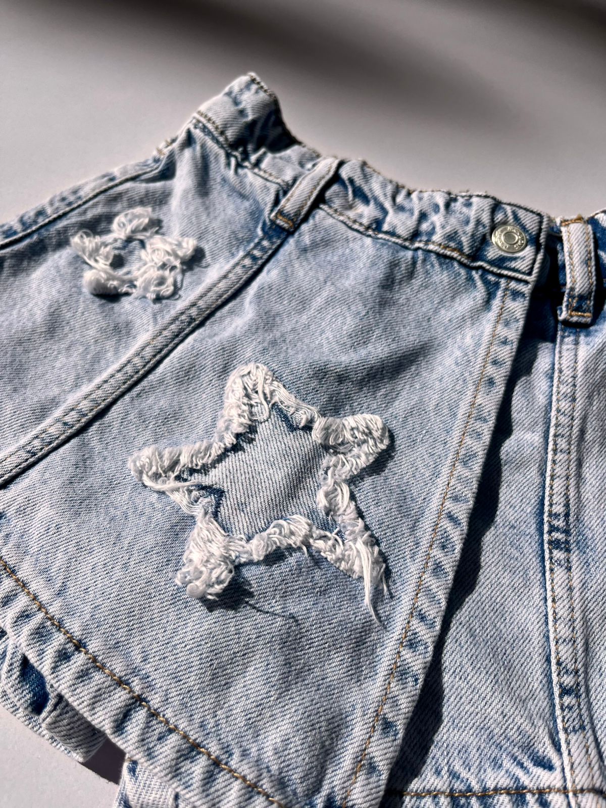 Denim Short Skirt