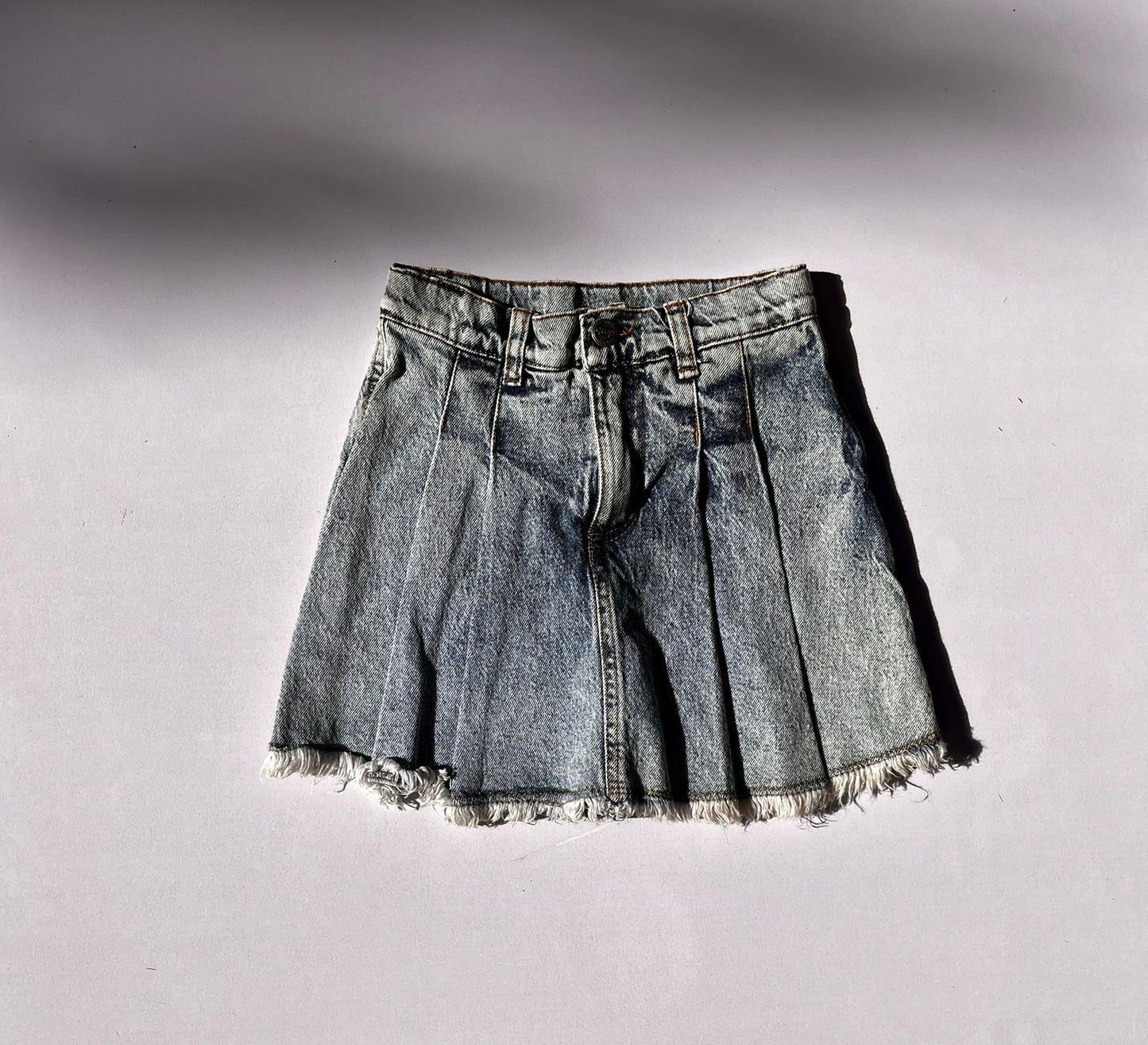 Denim Short Skirt