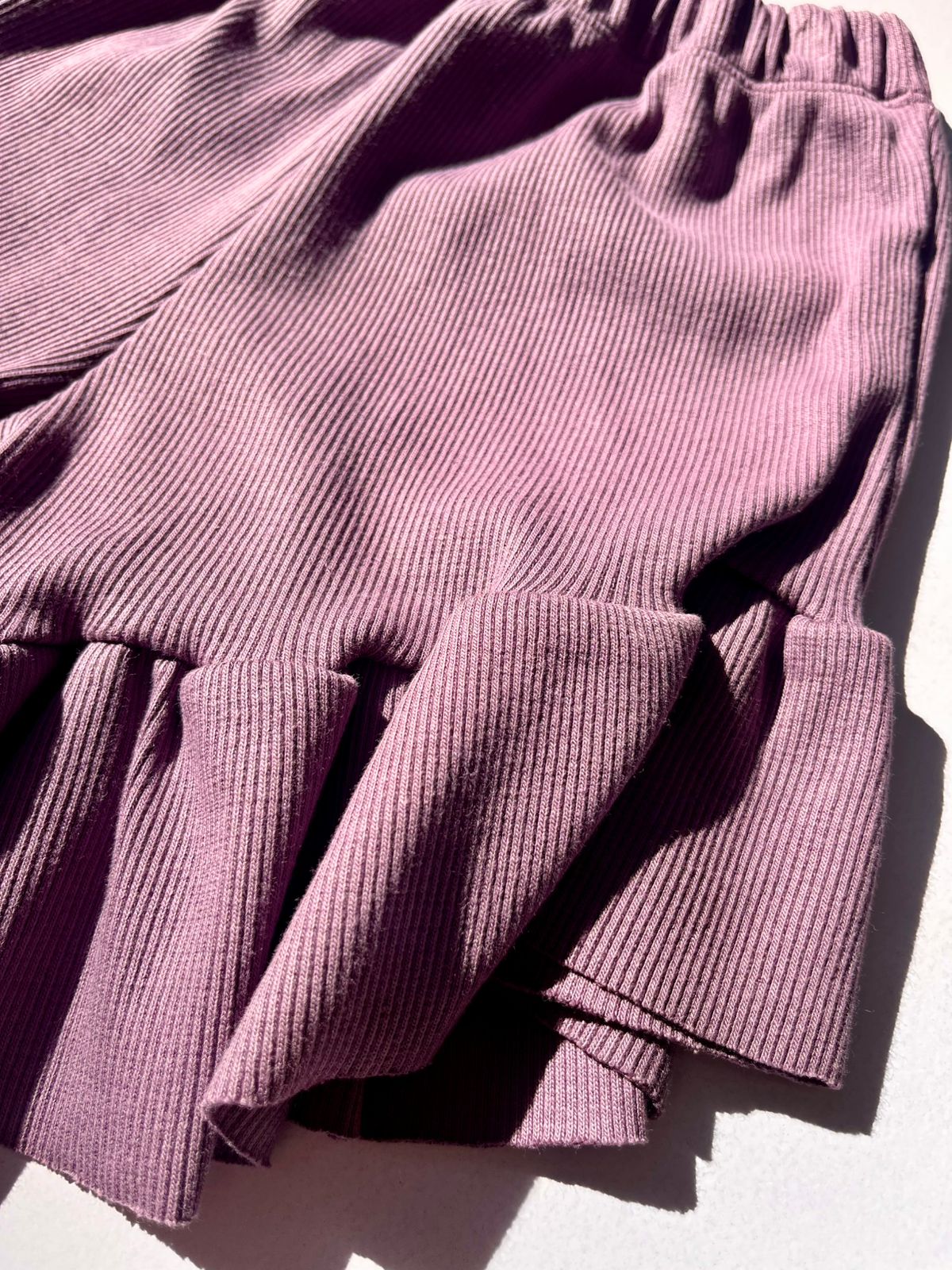 Linen Ruffles Short Set