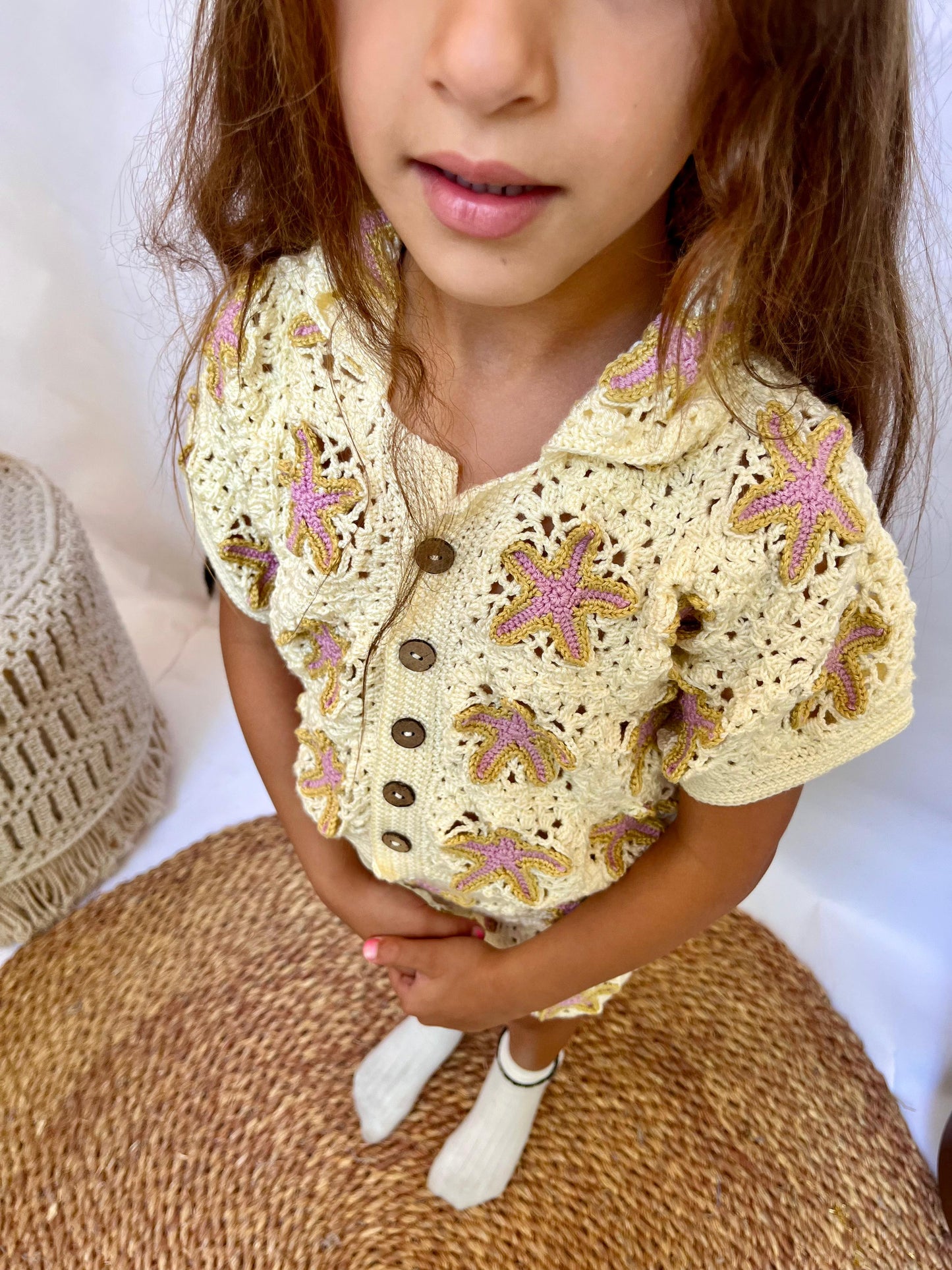 Handmade Starfish Girls Set 100% Pure Cotton