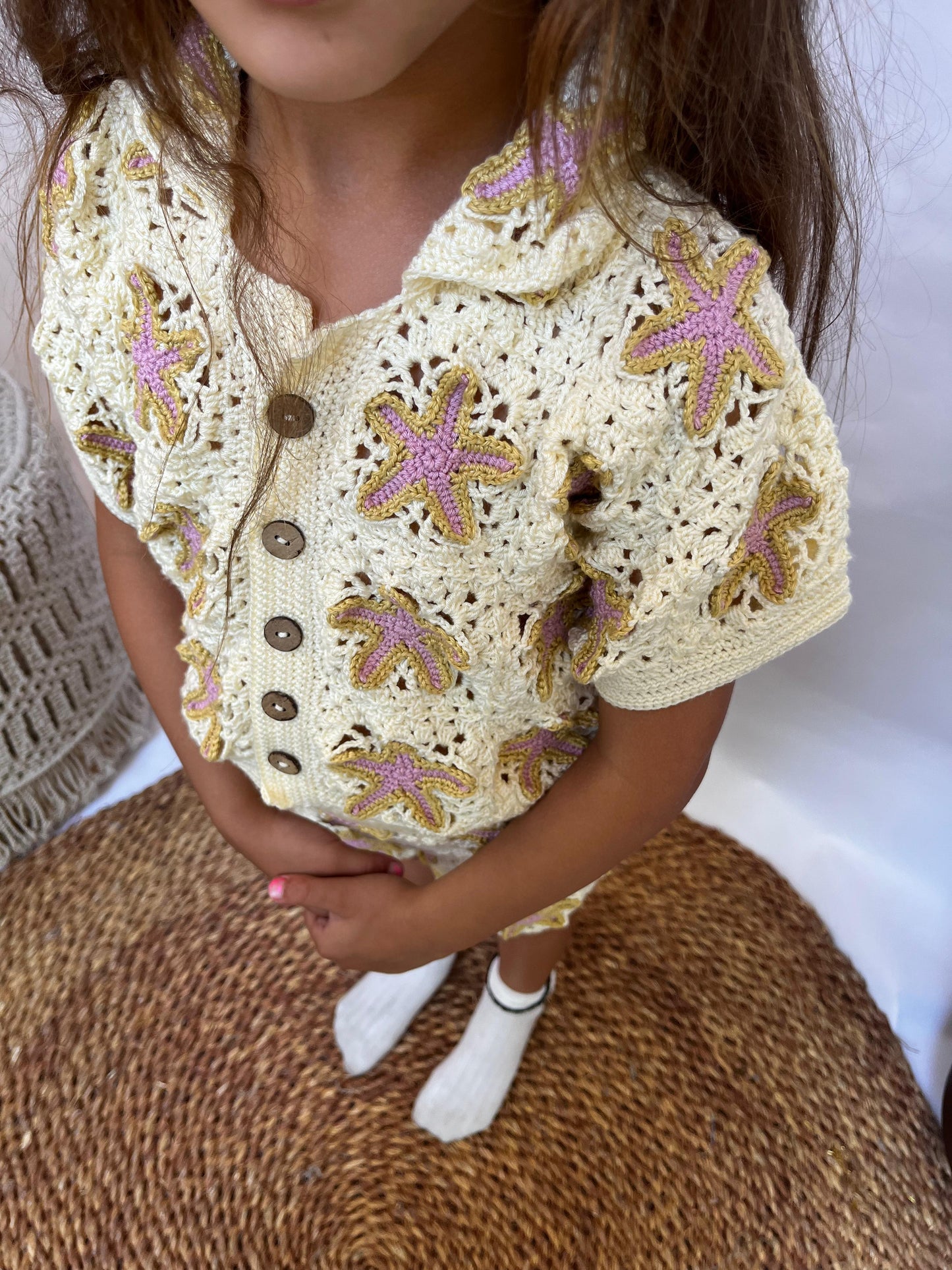Handmade Starfish Girls Set 100% Pure Cotton