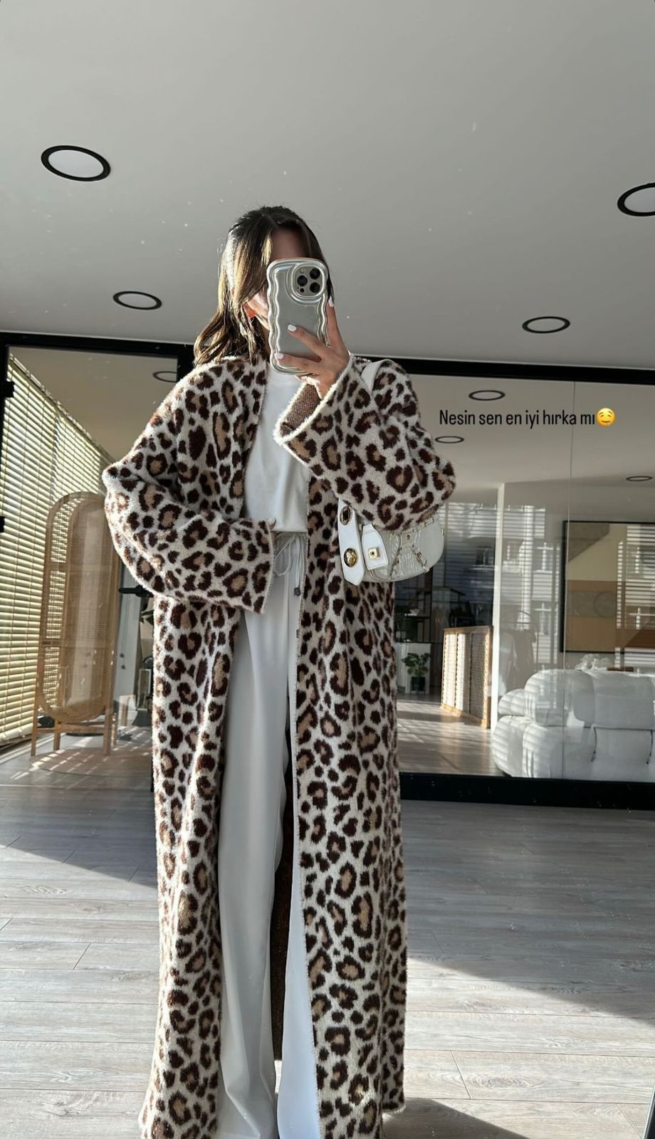 Leopard Fur Kimono