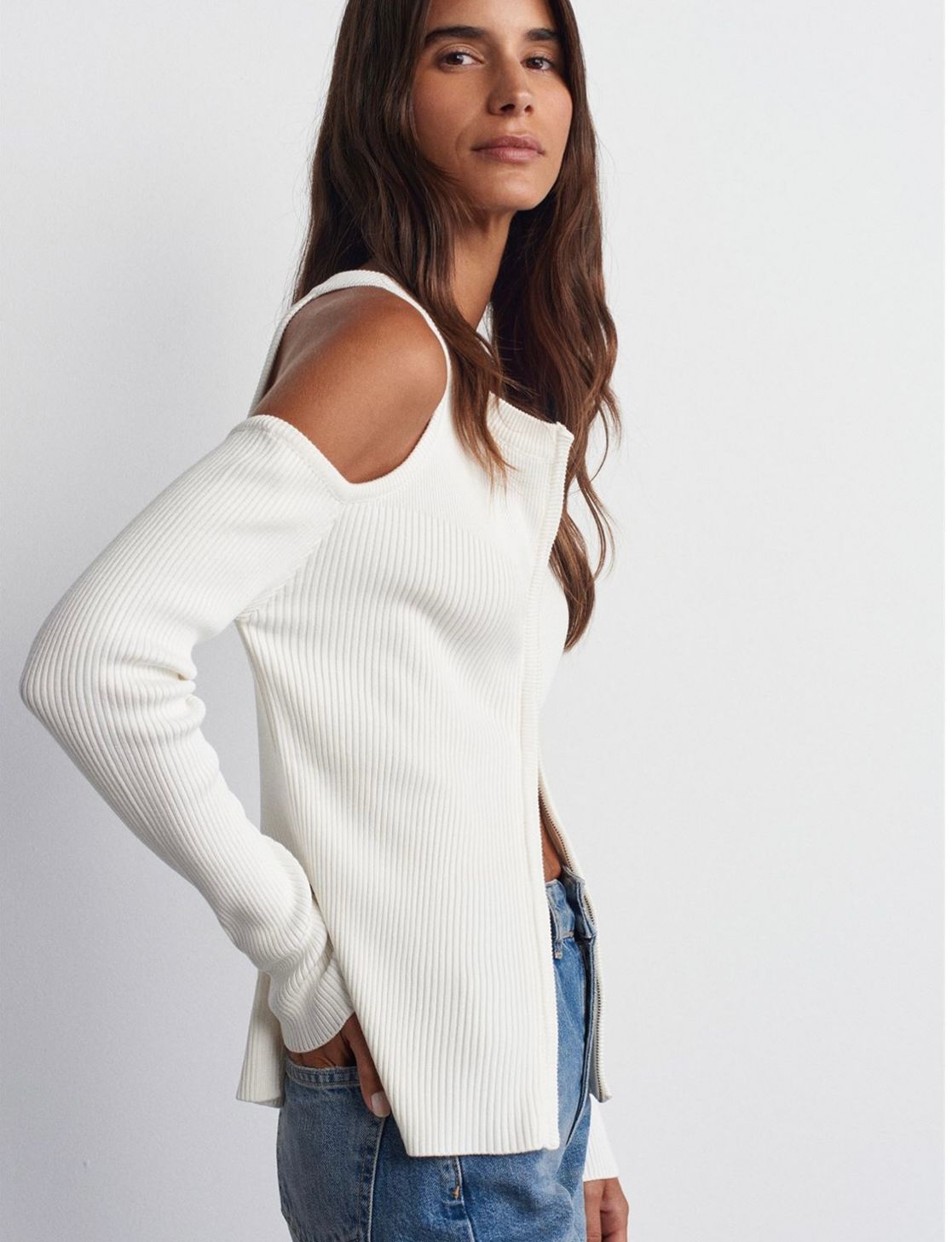Beige Knit