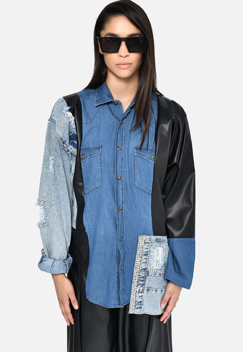 Denim x Leather