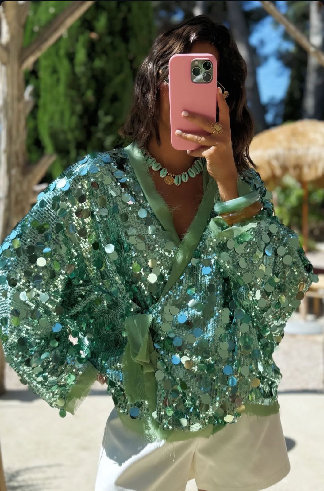 Sequins Jacket Mint