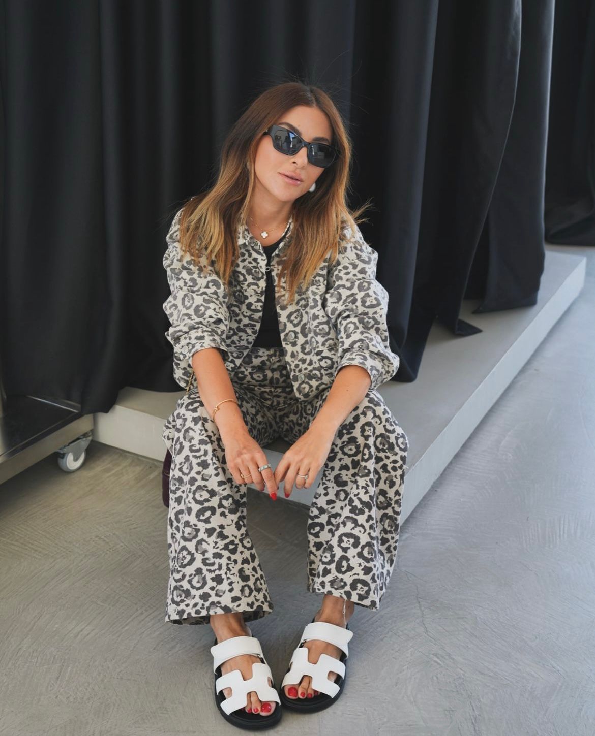 Set Leopard Grey