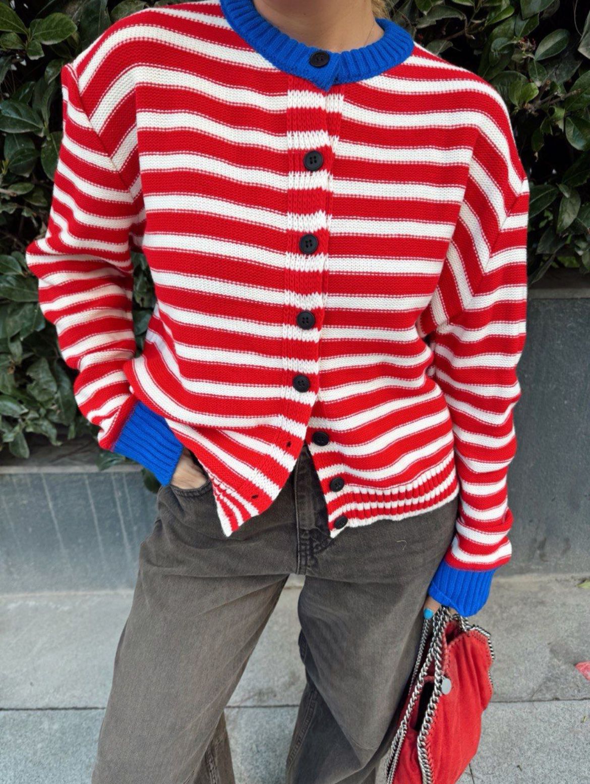Stripe Red x Blue