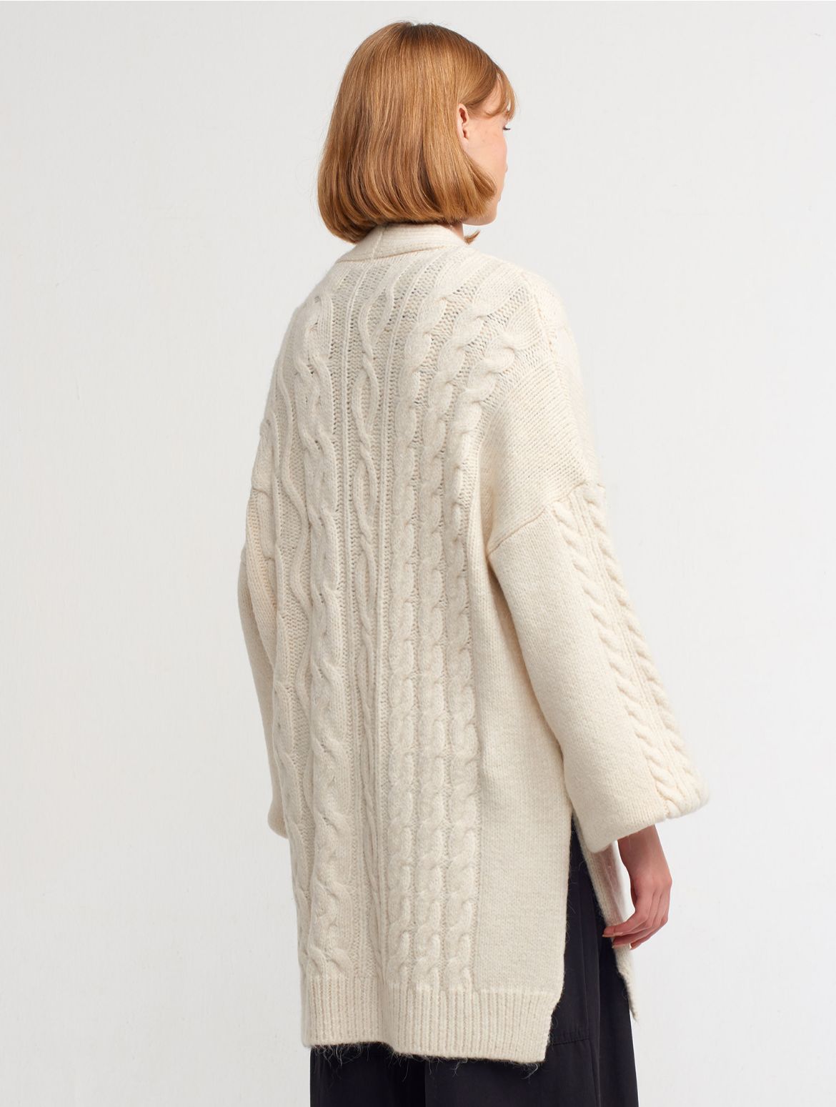 Knitted Cardigan Off White