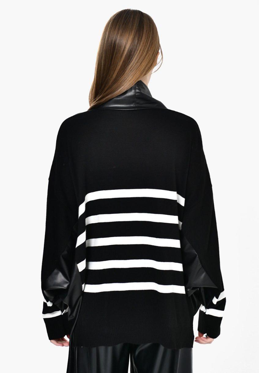 Stripe Jacket Black