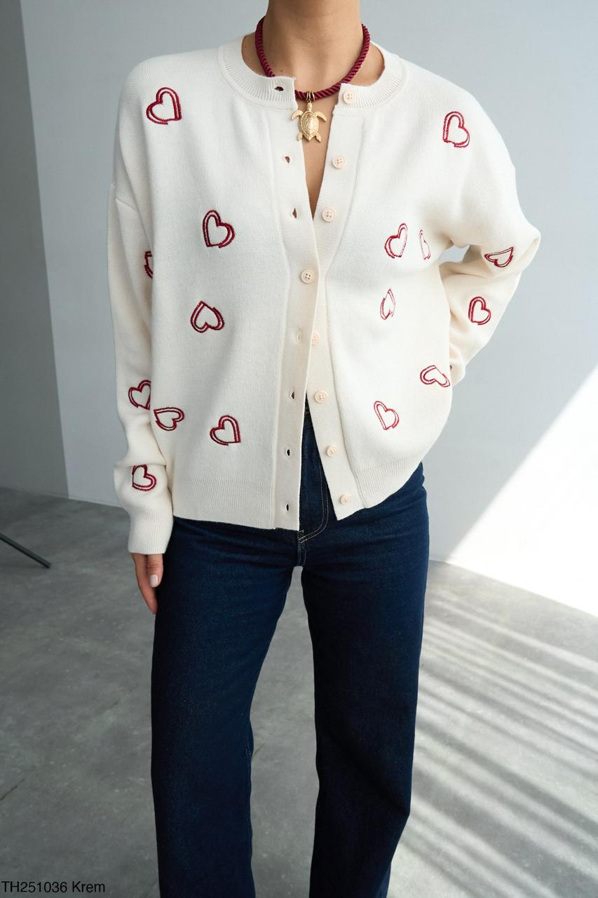 Heart Knit Cardigan