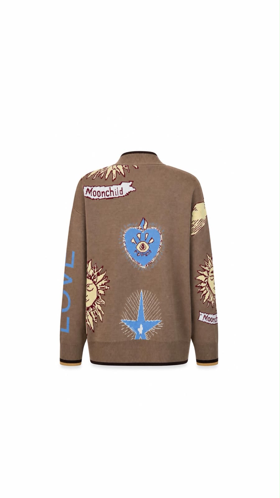 Cardigan pattern moonchild cafe