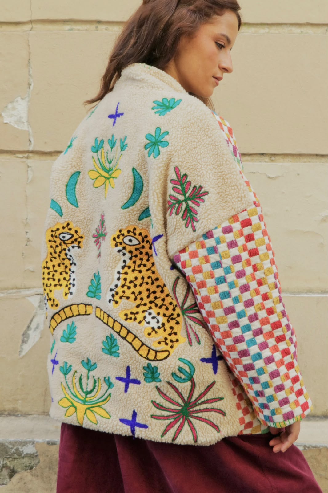 Jacket Teddy multicolor limited