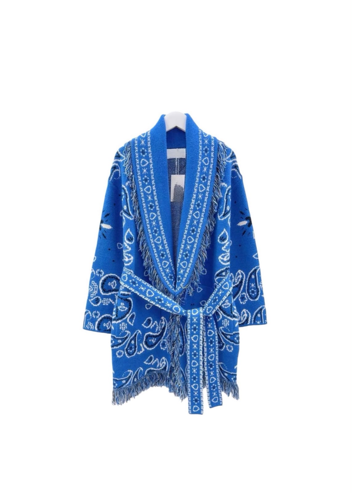 Bandana cardigan blue