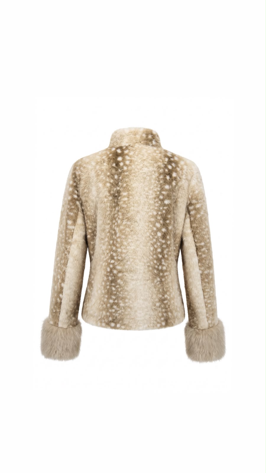 Jacket fur bambi beige