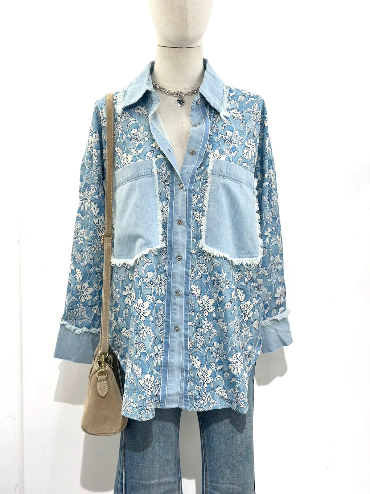 Set Floral Bluesyal Lumine Silk