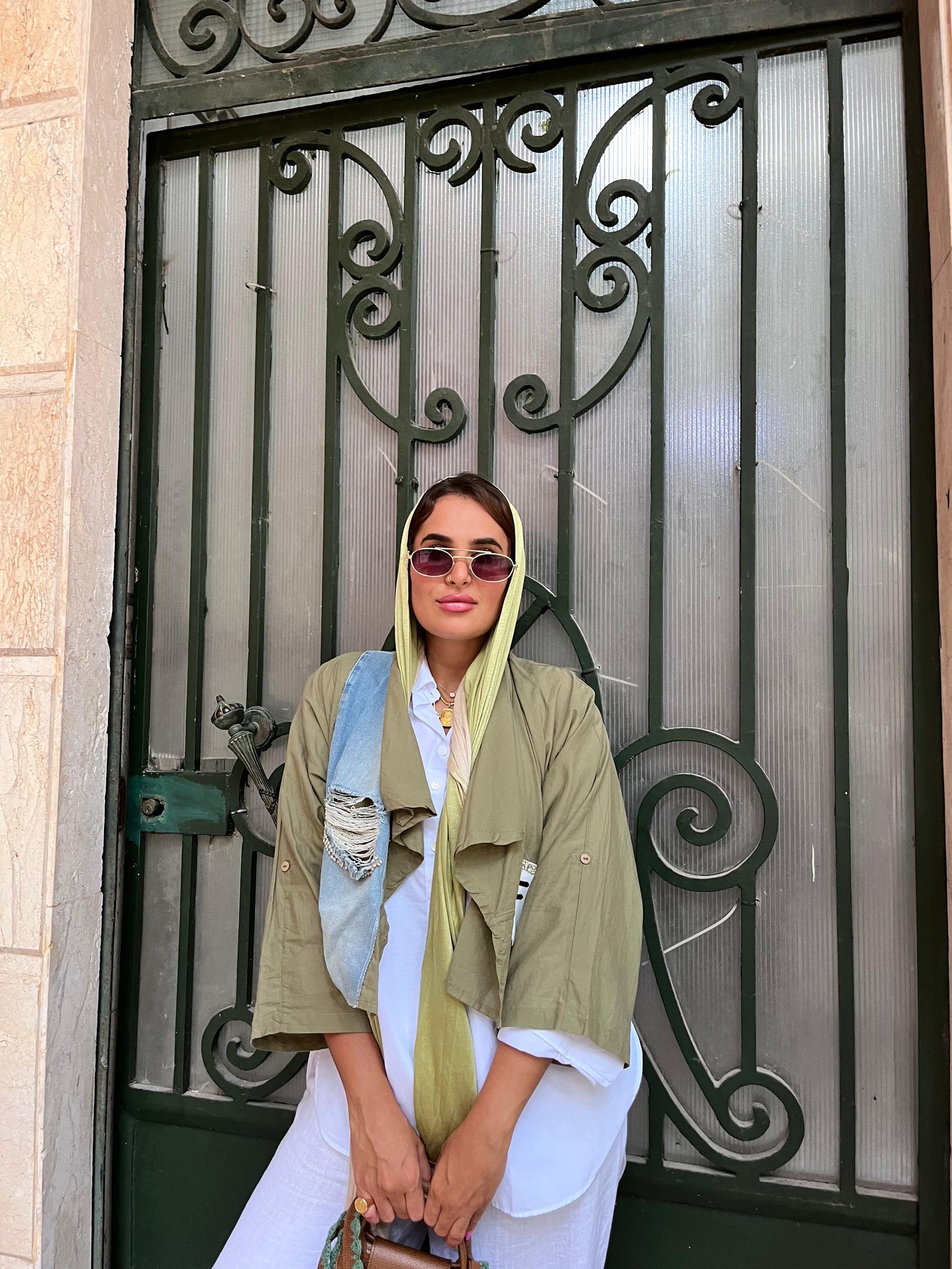 Jacket Light Olive x Denim