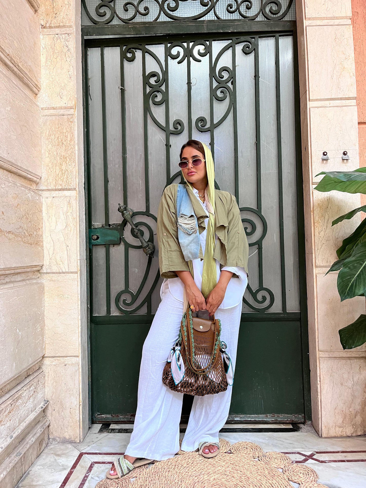 Jacket Light Olive x Denim