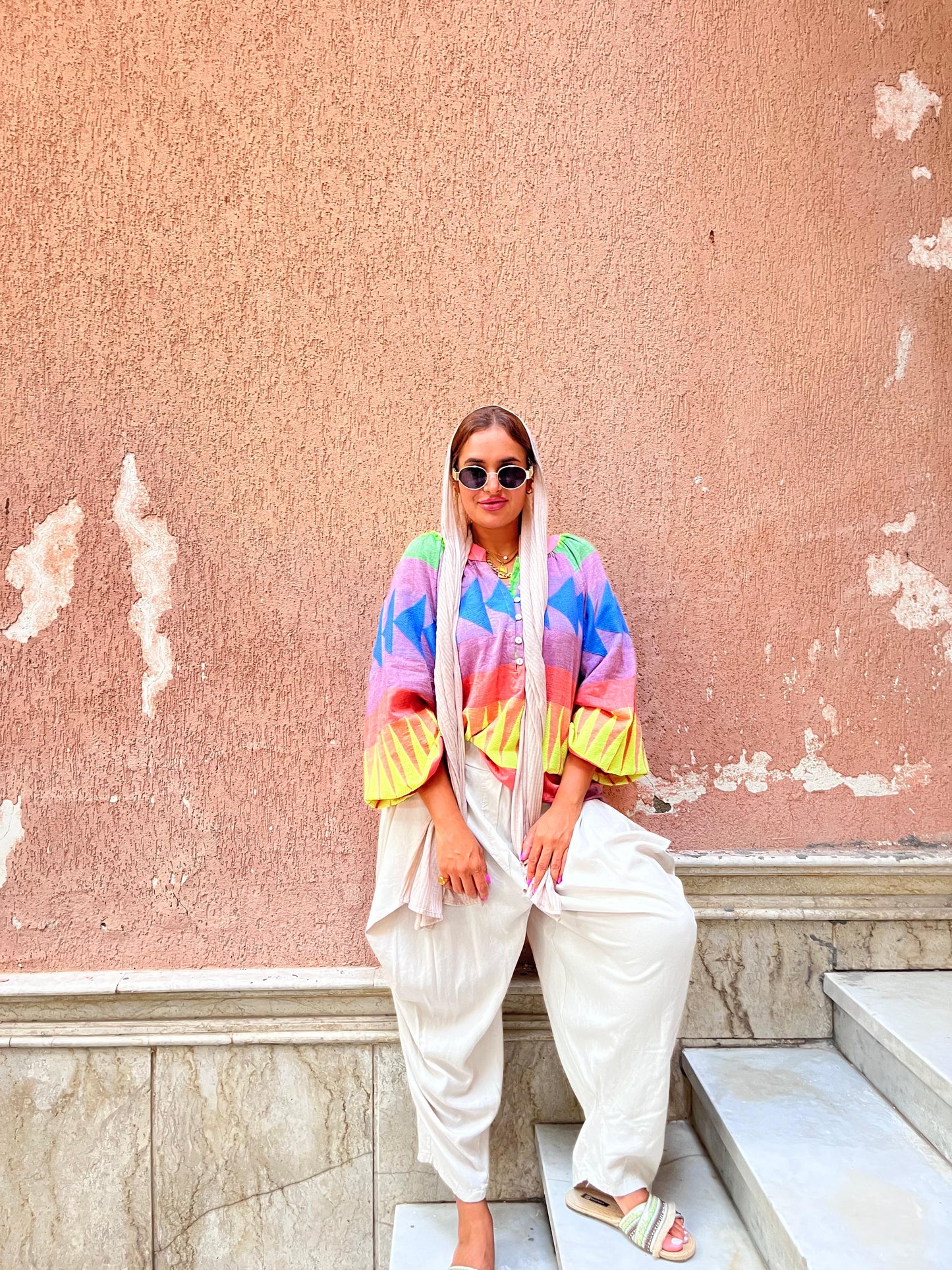 Shirt Multicolor Embroidery