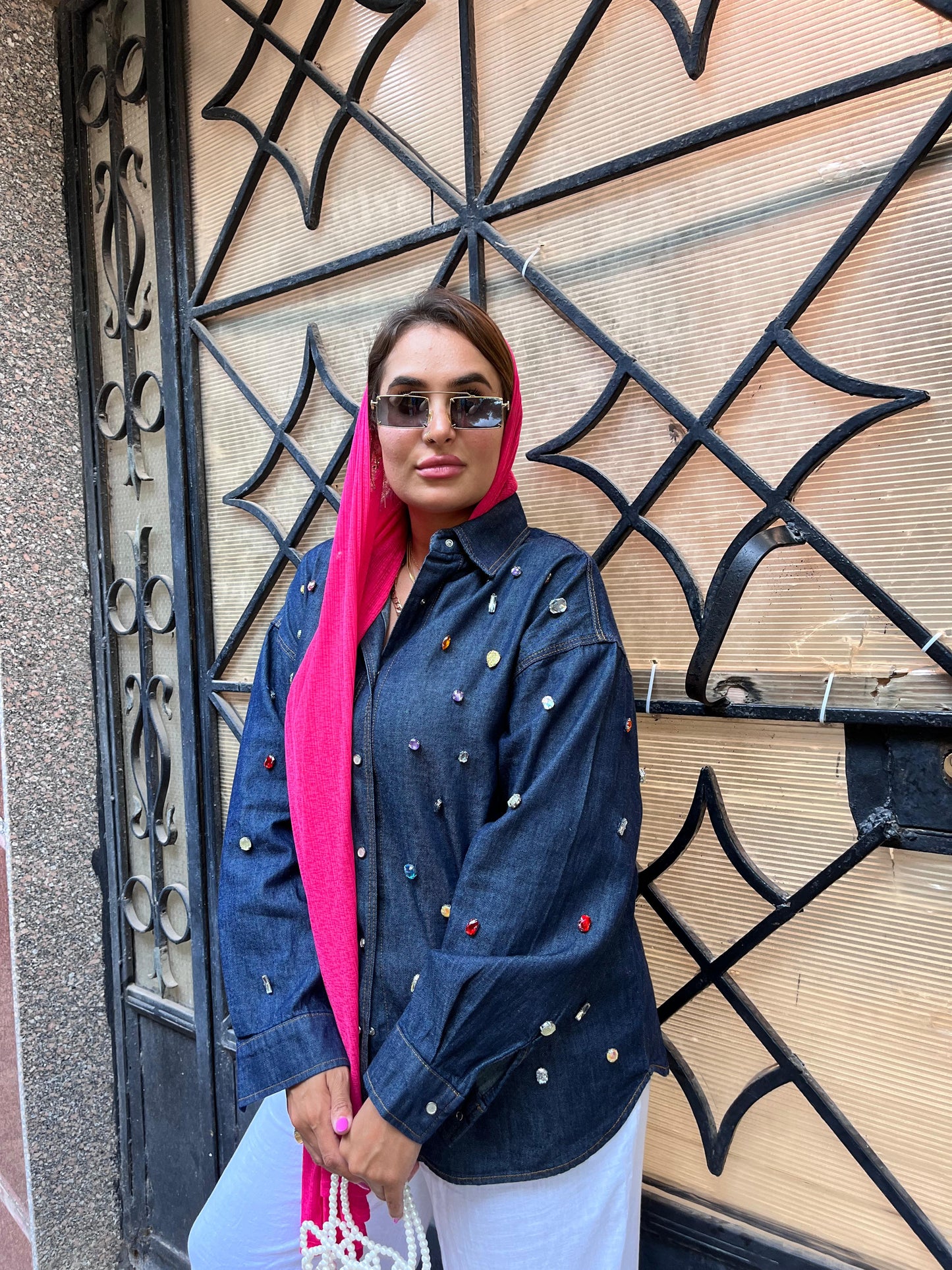 Set Denim Studs