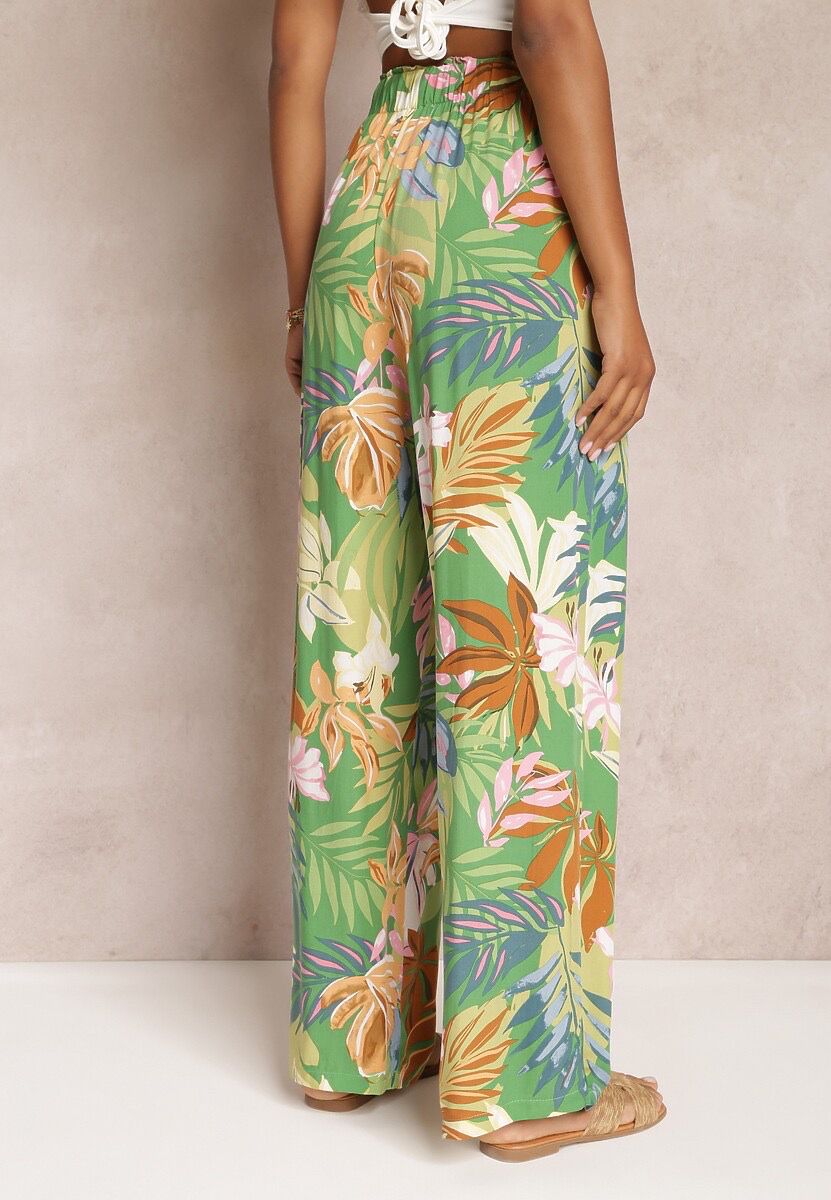 Pants Flora Rosa Green