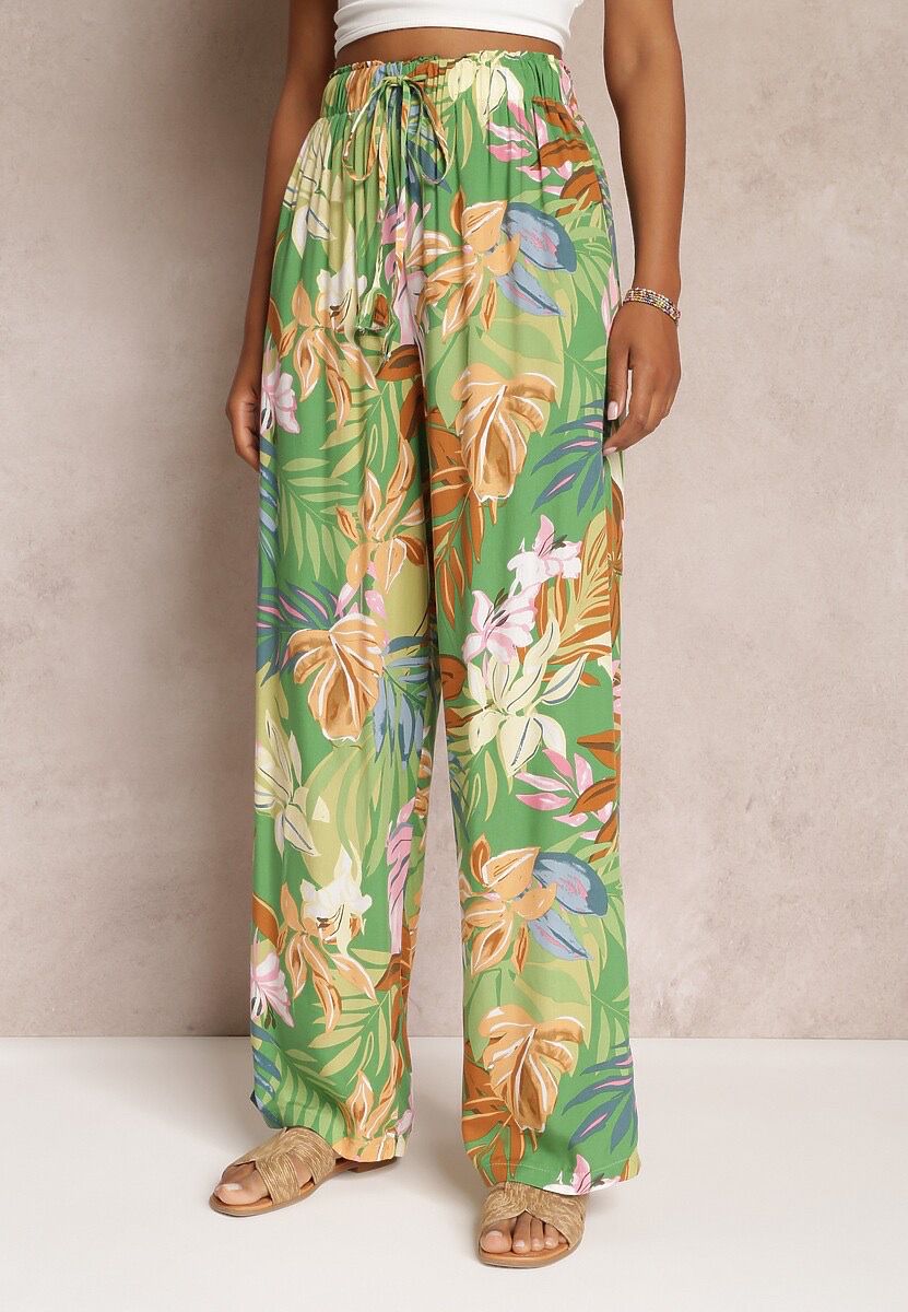 Pants Flora Rosa Green