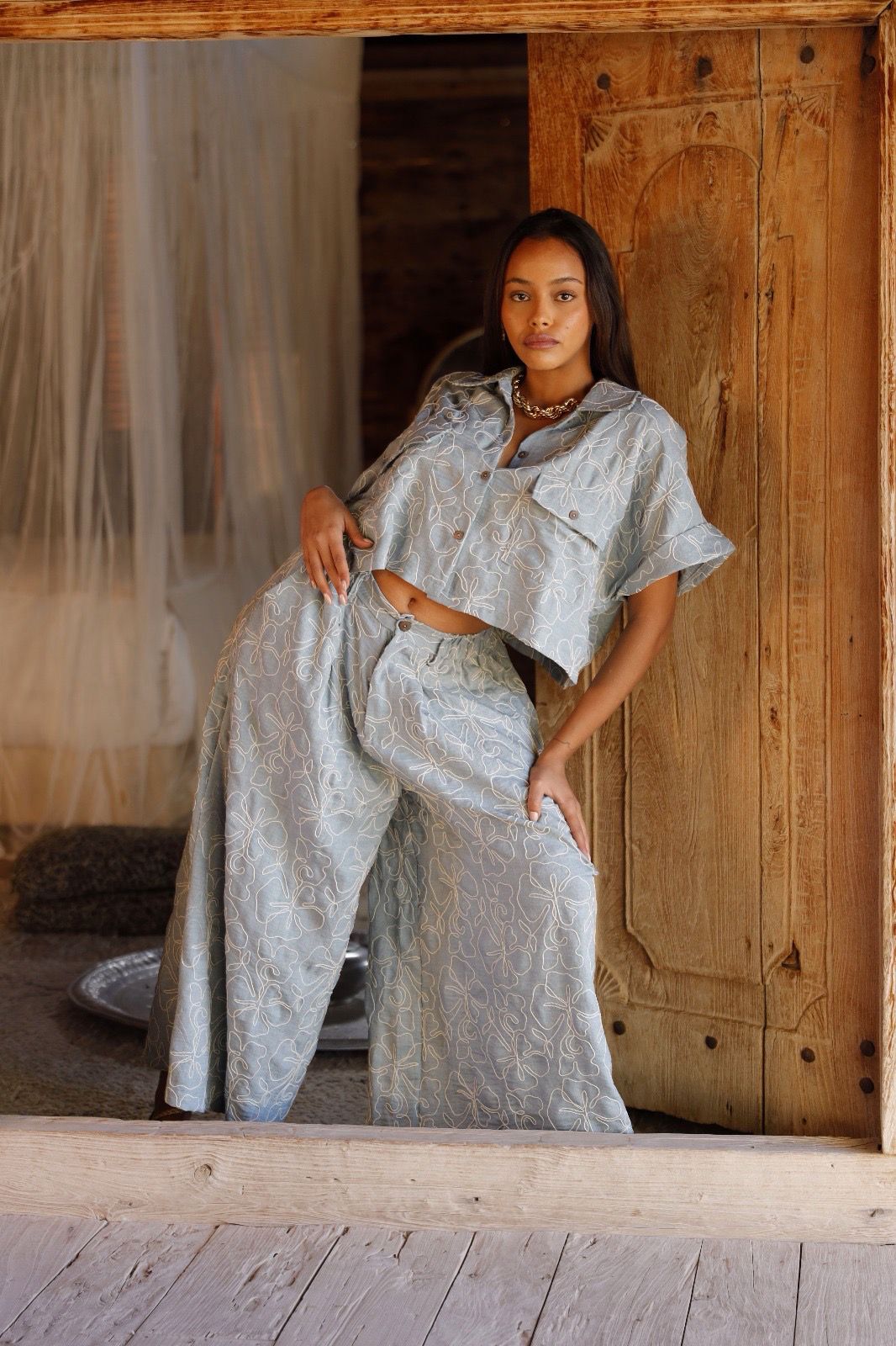 Set Cotton Denim PQ