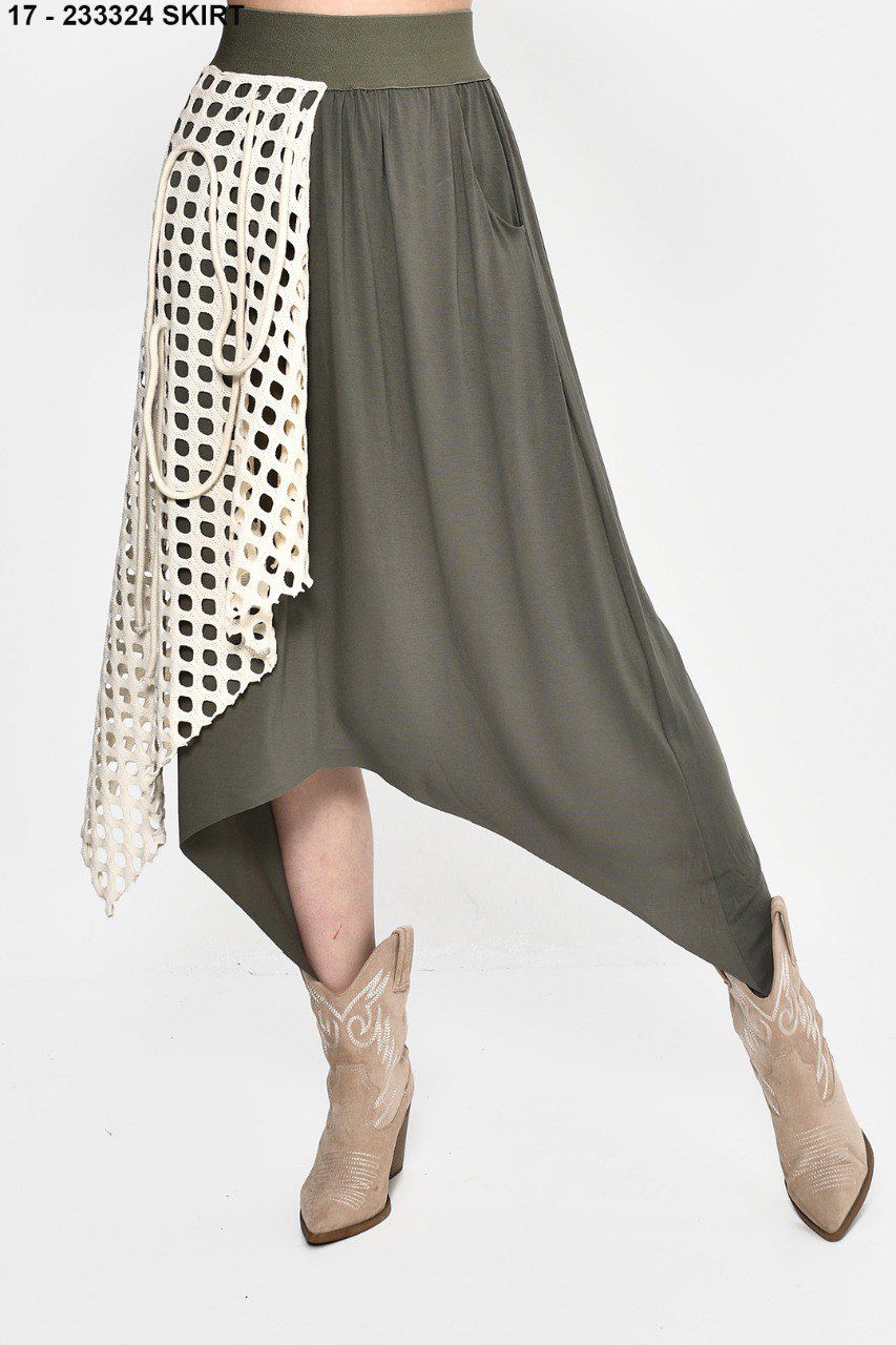 Skirt Olive x Crochet
