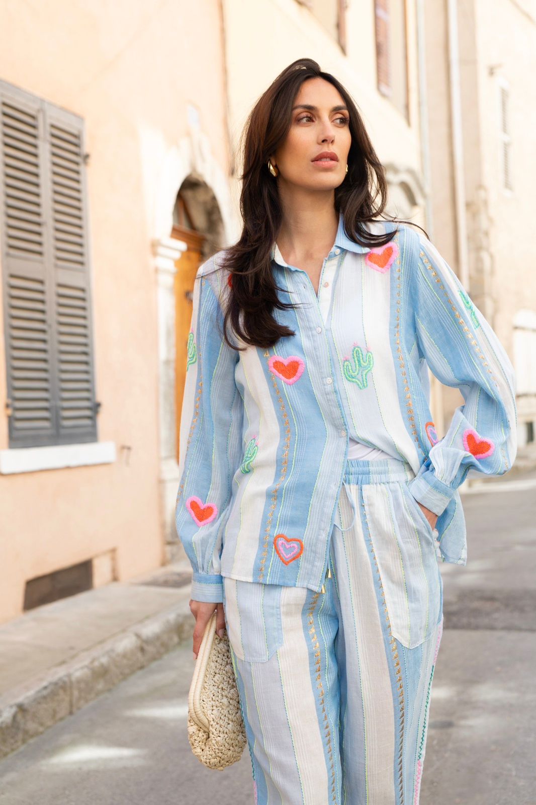 Orlin Patterned Stripe Set