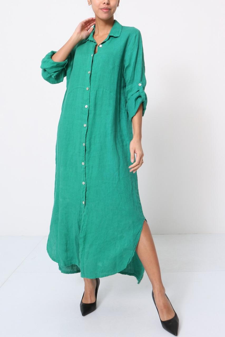 Linen Shirt Dress