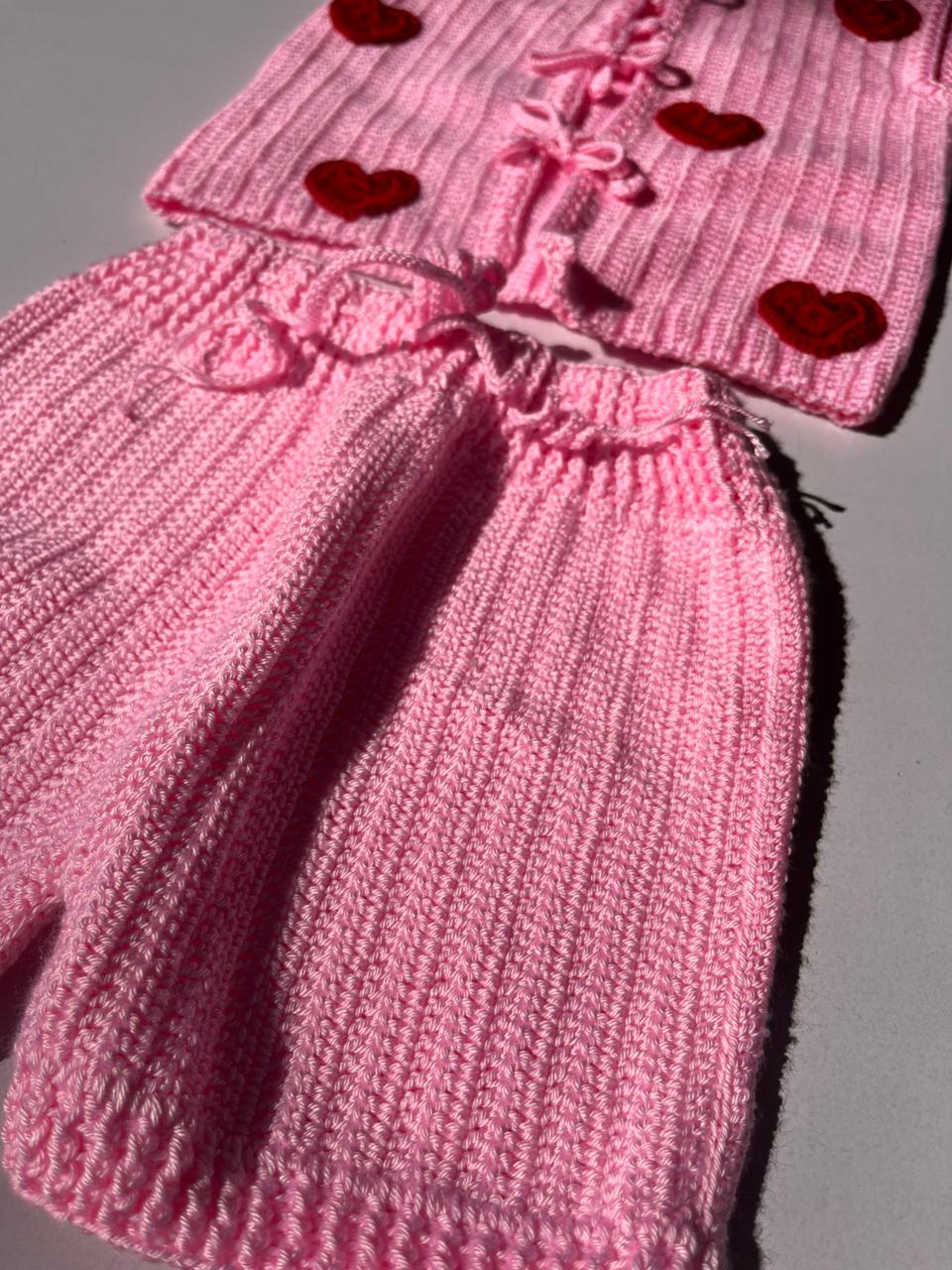Crochet Heart Set