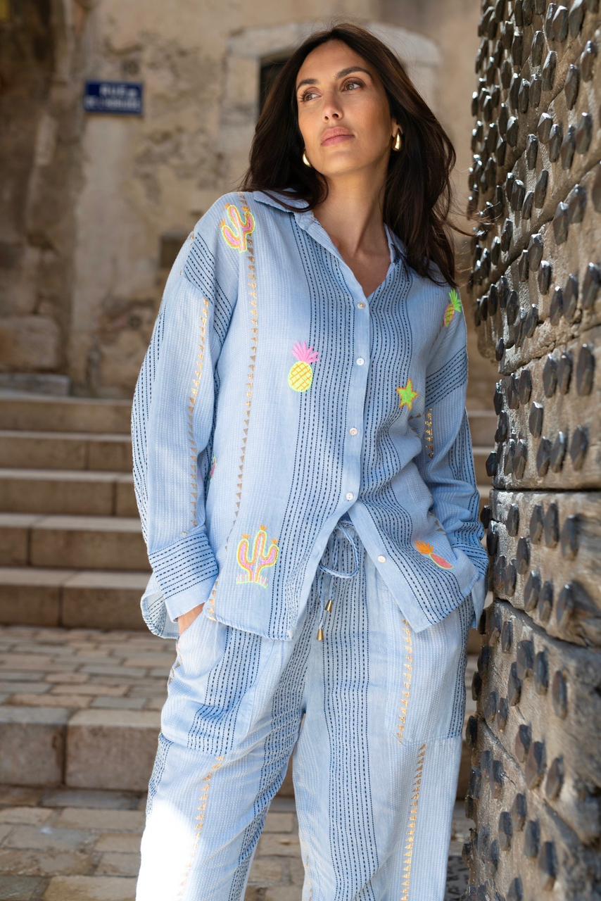 Orlin Set Stripe Lemon