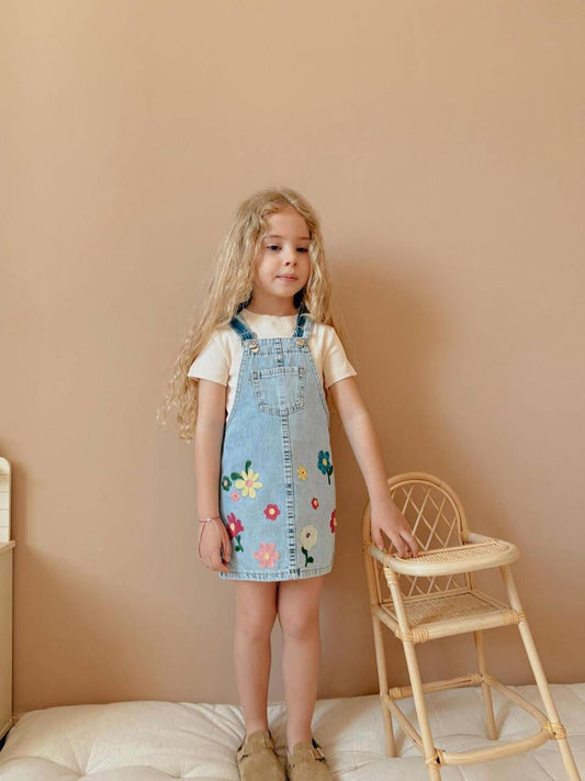 Jeans Flower Dress
