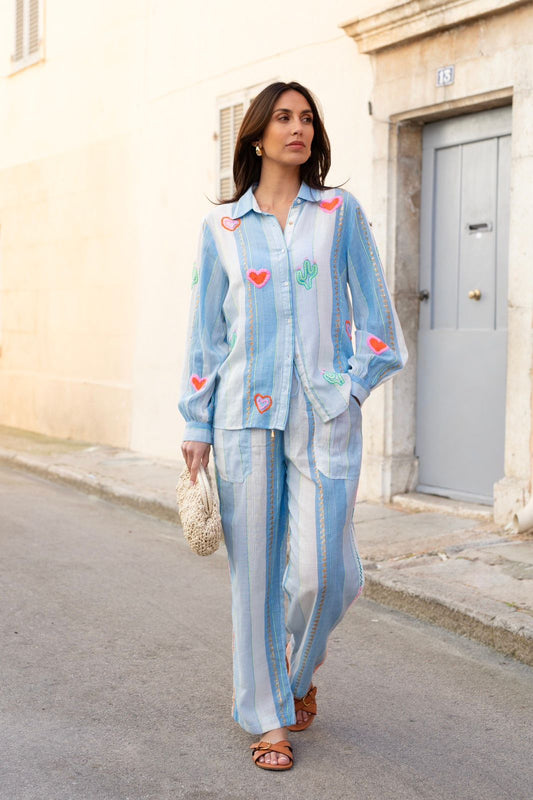 Orlin Patterned Stripe Set