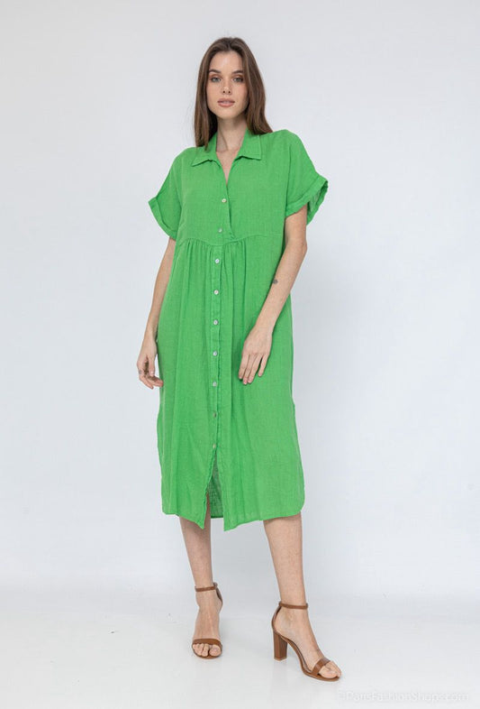 Dress Shirt Green