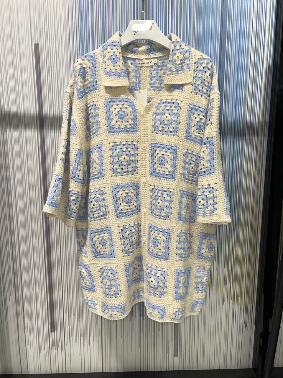 Crochet Button Cardigan