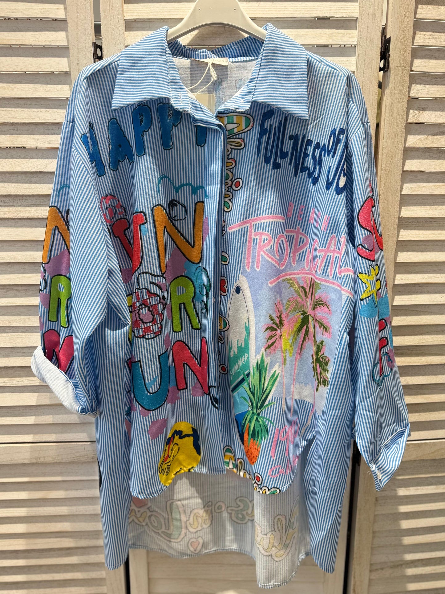 Shirt Victoria Letters Colorful