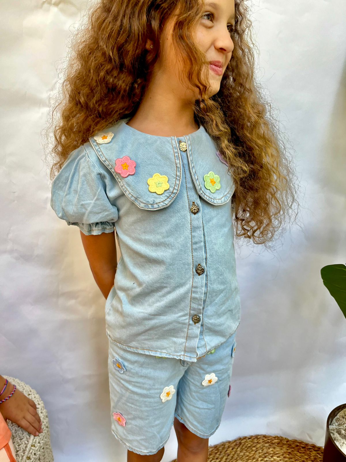 Flower Jeans Set