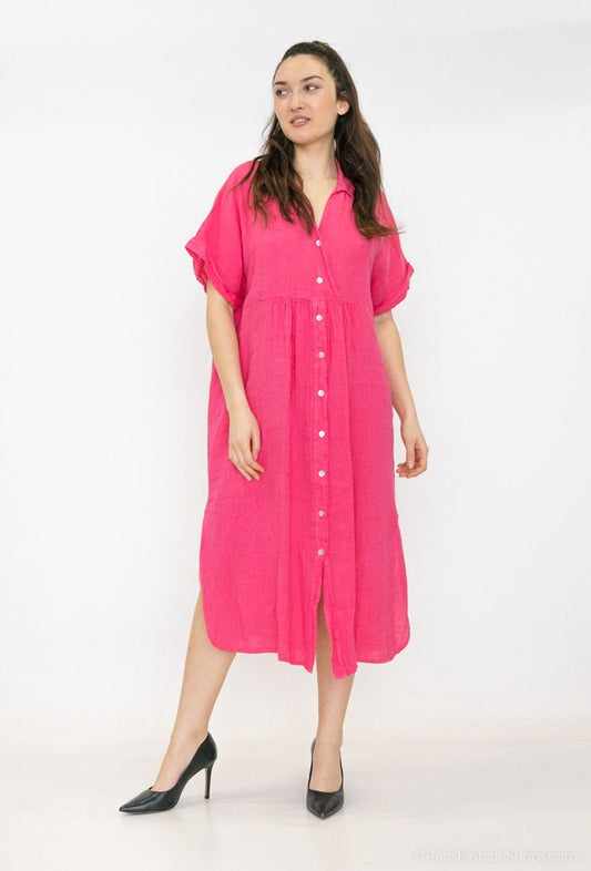 Dress Shirt Fushia