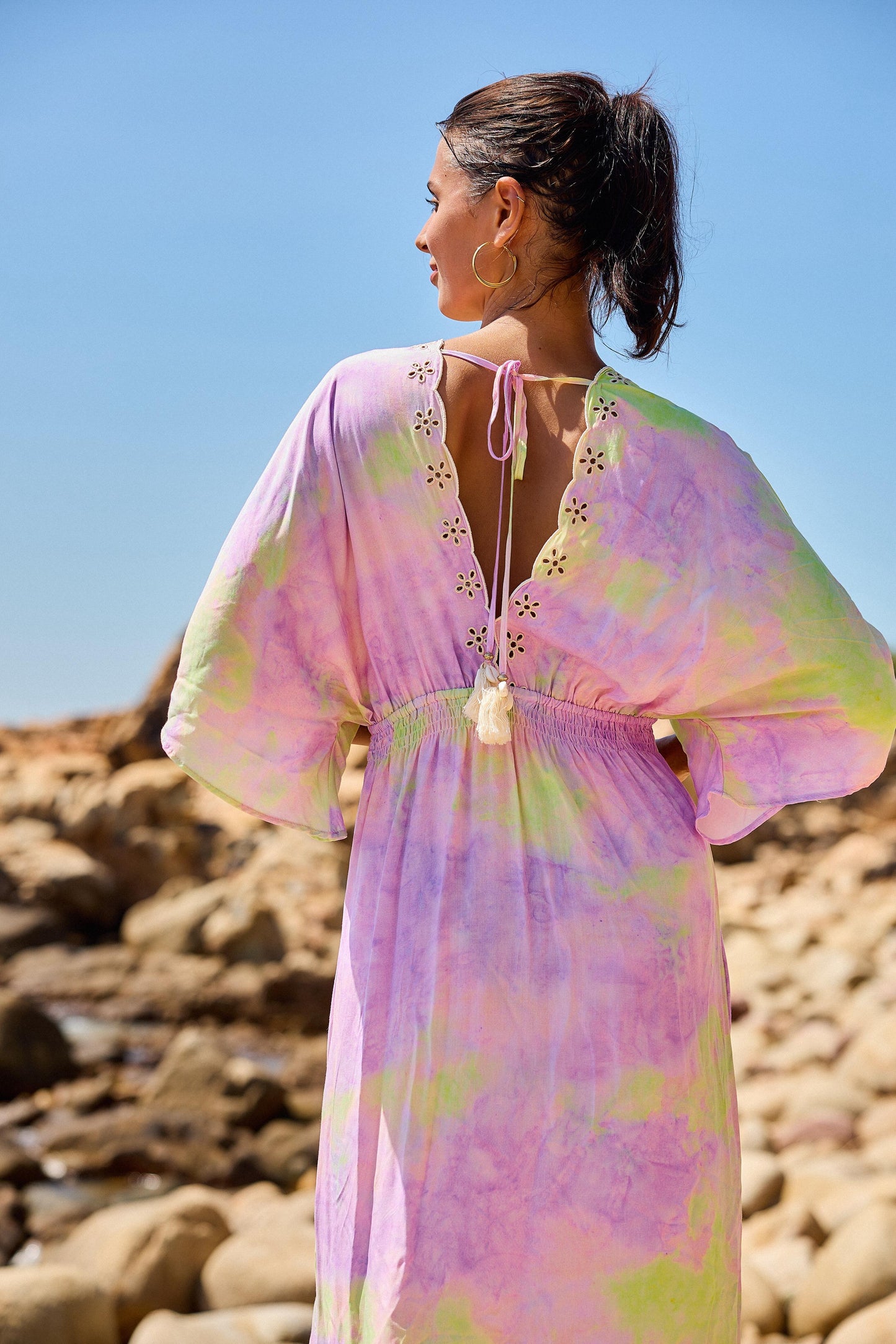 Dress Tie Die Purple/Pink