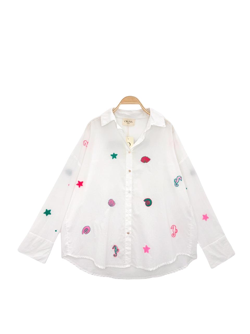 Orlinn Shirt White Shells