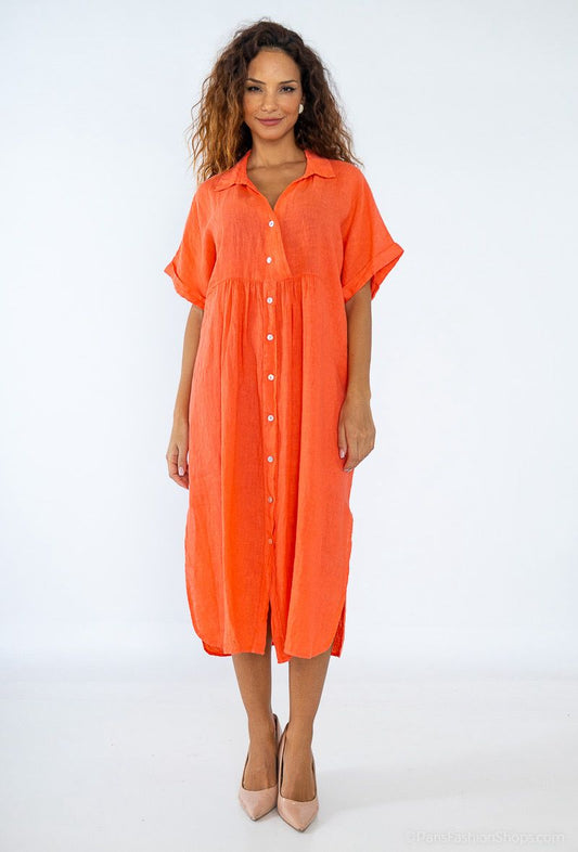 Dress Shirt Orange