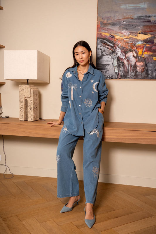 Set Palm Denim PQ Light