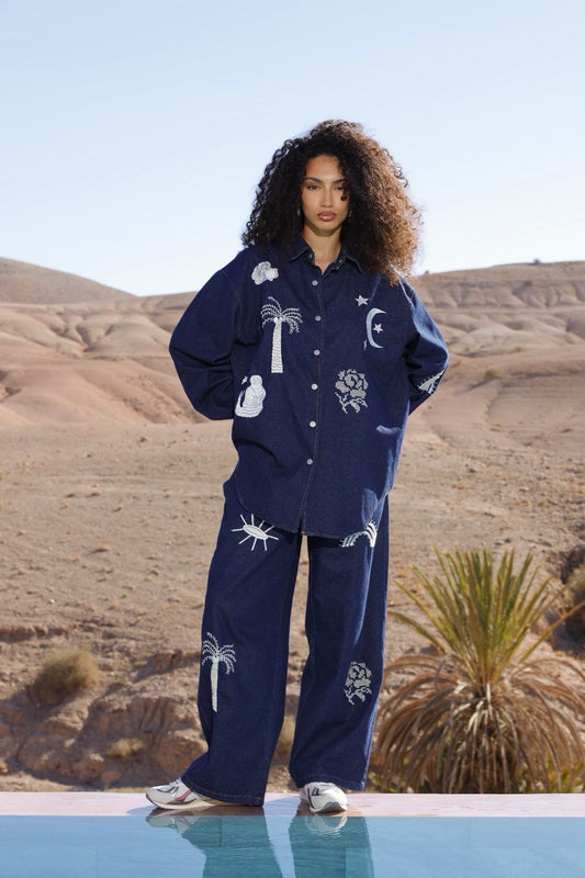 Set Palm Denim PQ Dark