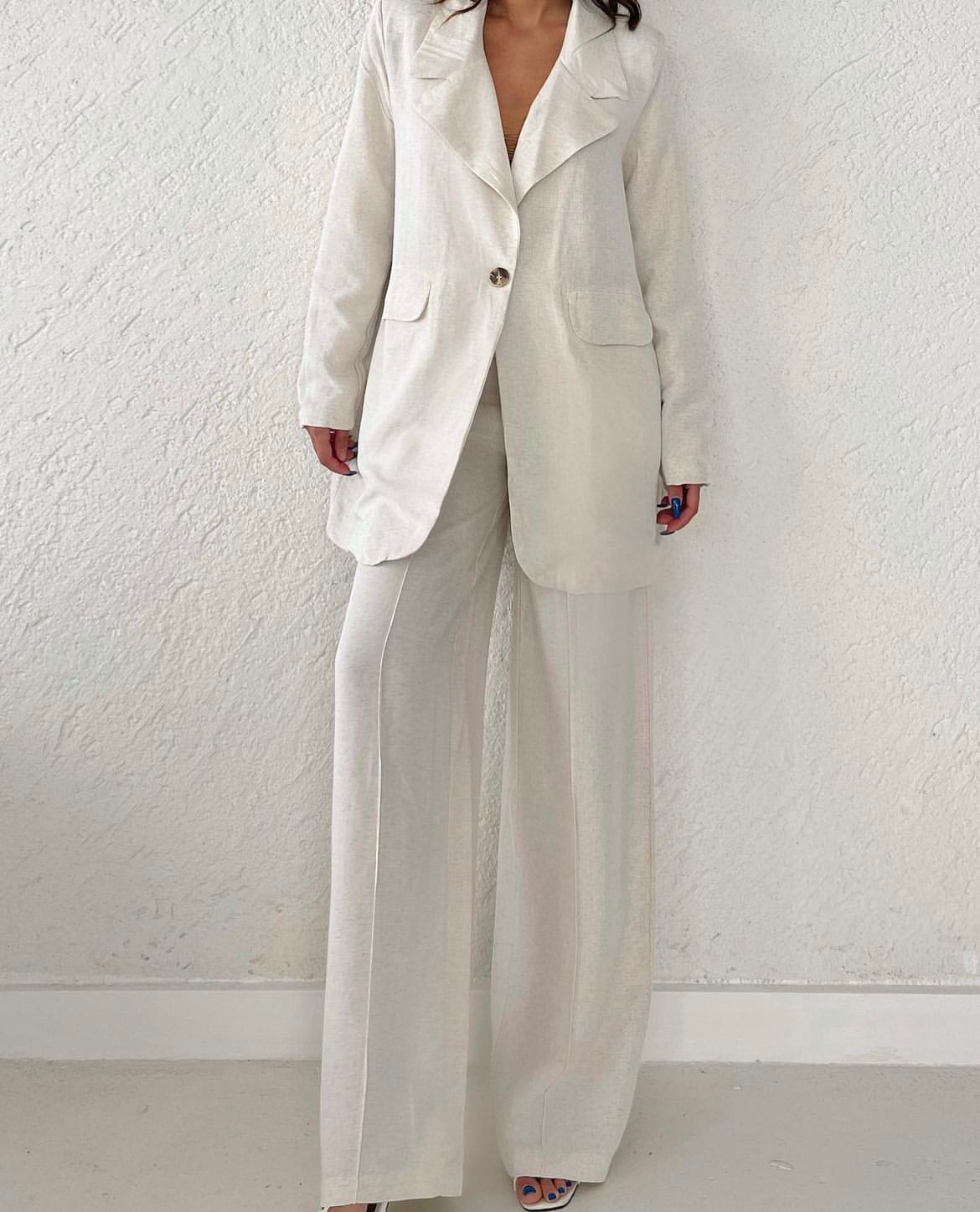 Blazer Set + Pants Offwhite DieMore