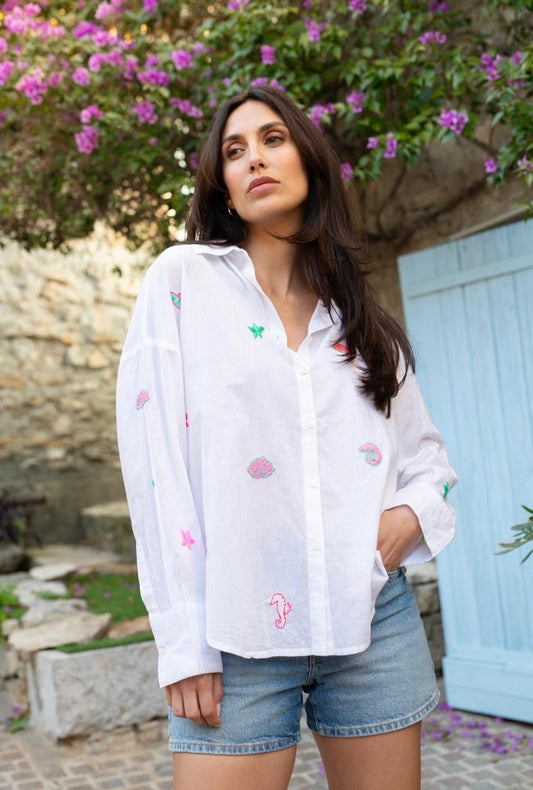 Orlinn Shirt White Shells