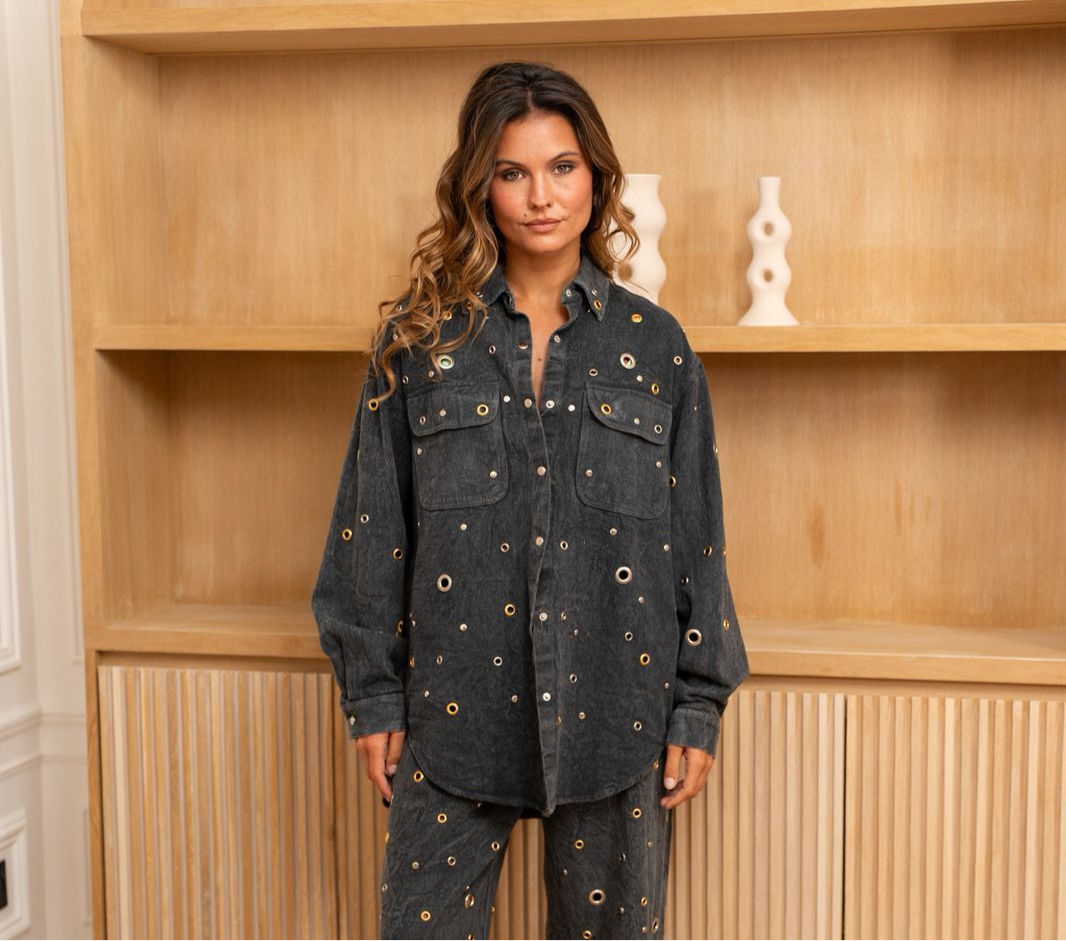 Denim jacket dark grey