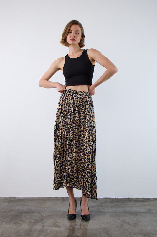 Skirt Leopard Silk