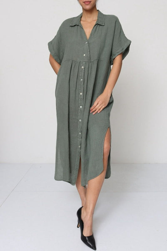 Dress Shirt Olive