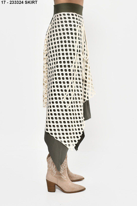 Skirt Olive x Crochet