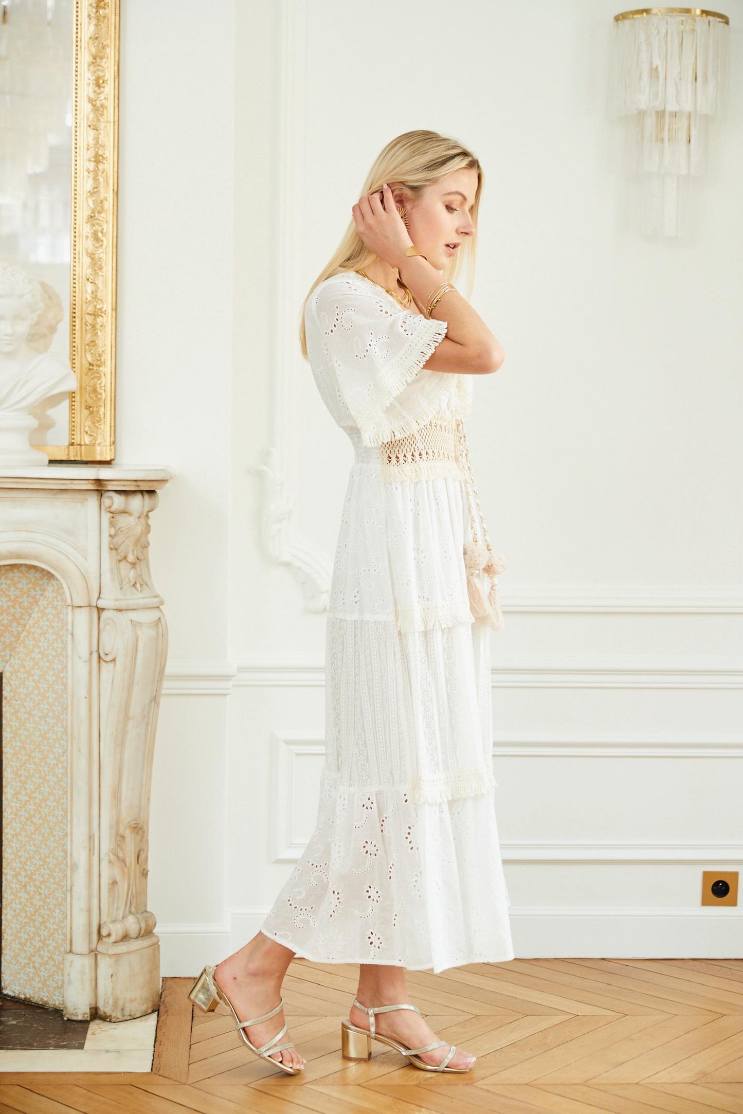 Chichis Boho White Dress